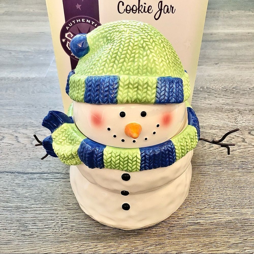 SCENTSY 𝅺Snowman Cookie Jar - Host Exclusive - Brand New In Box - Great Gift!